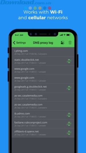 Hoạt động với cả mạng wifi và di động