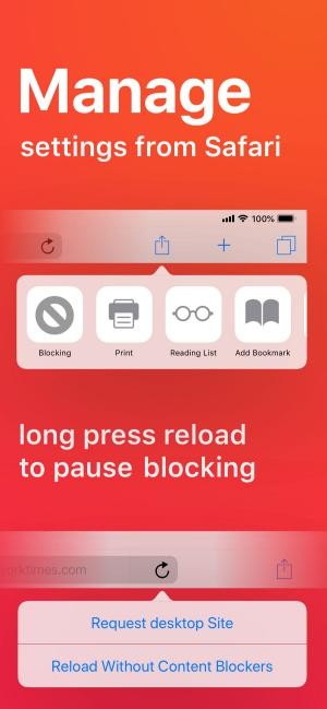 Quản lý các cài đặt từ Safari