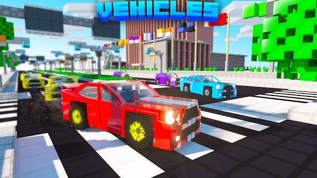 Chọn chiếc xe độc đáo và hiện đại nhất cho Minecraft
