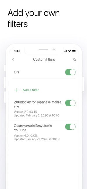 Rất nhiều bộ lọc thông minh trong AdGuard Pro
