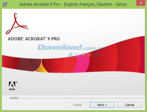 Cài đặt Adobe Acrobat Pro 9