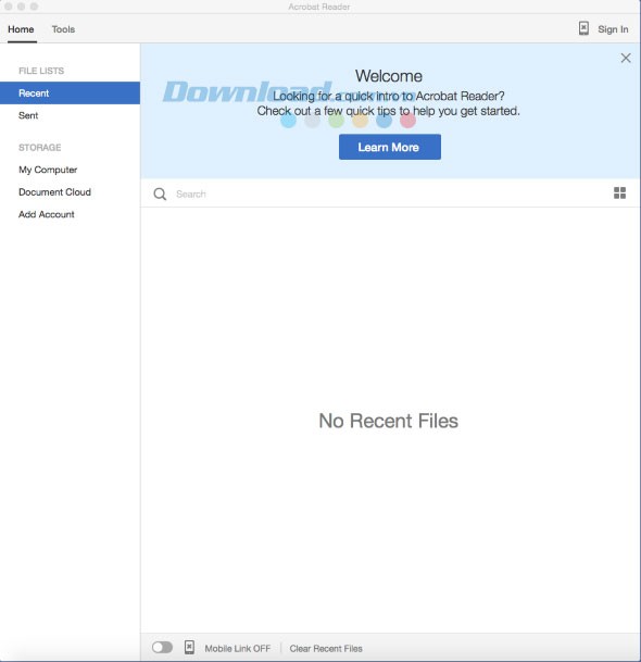 Adobe Acrobat Reader cho Mac