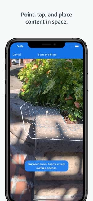 Adobe Aero là ứng dụng thiết kế độ họa kết hợp công nghệ AR