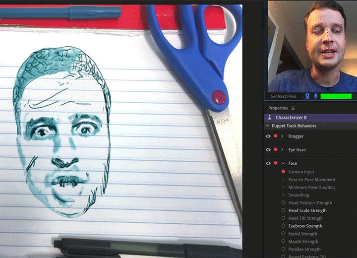 Adobe Character Animator ưu tiên khuôn mặt hoàn hảo nhất