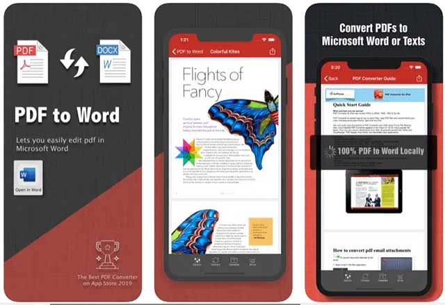 PDF to Word for iOS là một ứng dụng văn phòng tiện ích
