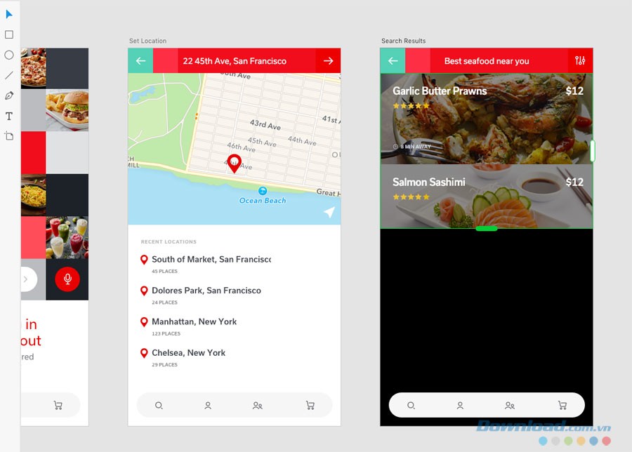 Làm việc với các ô Grid