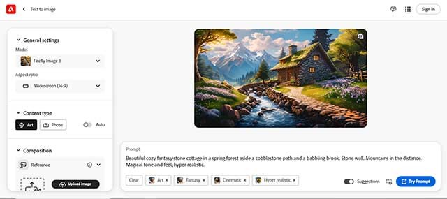 Nhập văn bản gợi ý để hiện thực hóa ý tưởng của bạn