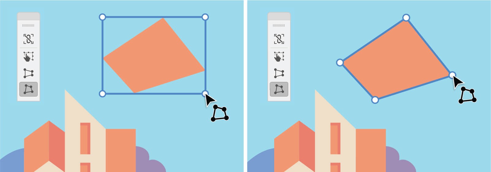 Nâng cao tính năng làm méo hình dạng