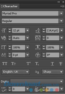 Bảng trong Illustrator CS6