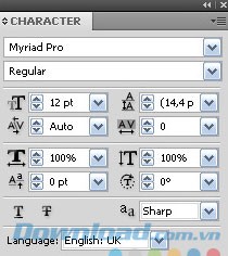 Bảng trong Illustrator CS5
