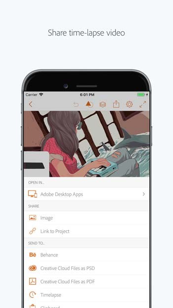 Chia sẻ video tua nhanh ghi lại quá trình vẽ của mình
