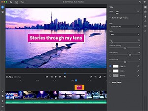 Adobe Premiere Rush giúp bạn quay phim nhanh