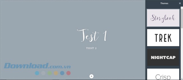 Thỏa sức tùy chỉnh phông nền, văn bản và hình ảnh khi sử dụng ứng dụng web Adobe Spark Page