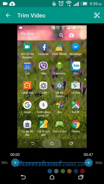 Xem trước video quay bằng ADV Screen Recorder