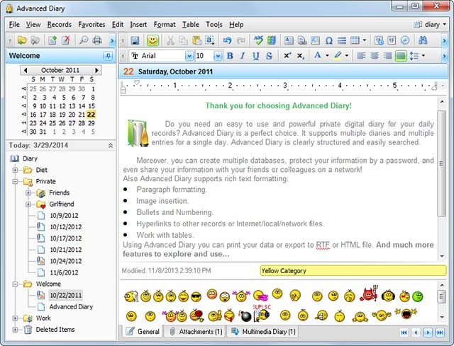 Cập nhật Avanced Diary mới nhất với hàng loạt tính năng mới, nâng cấp và sửa lỗi