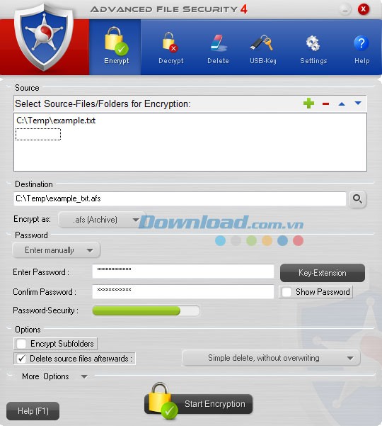 Advanced File Security