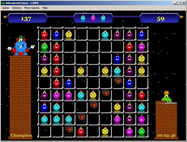 Game giải đố Advanced Lines dễ chơi, phù hợp mọi đối tượng