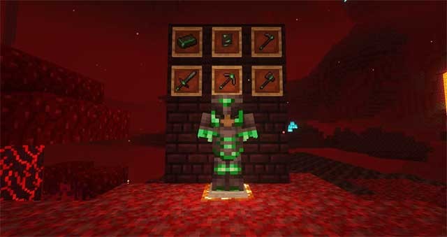 4 cấp độ mới của Netherite đã được thêm vào bản Mod này