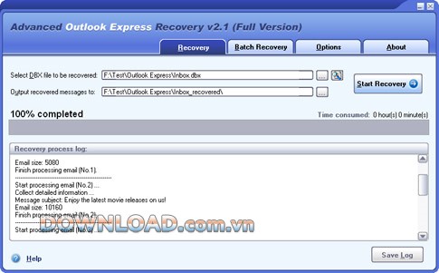 Advanced Outlook Express Recovery