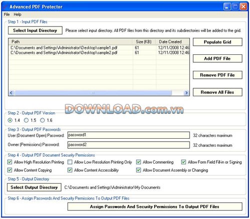 Advanced PDF Protector