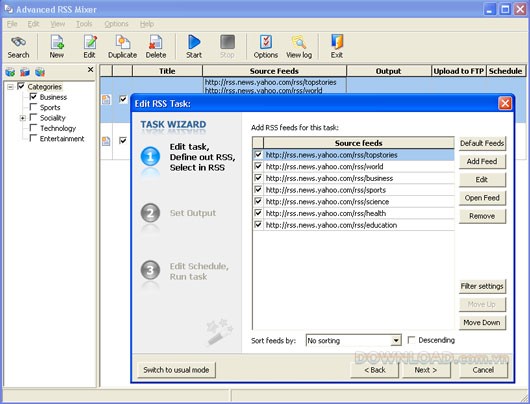 Advanced RSS Mixer Enterprise