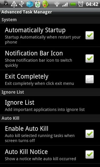 Advanced Task Manager For Android