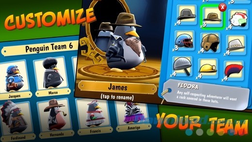 Adventure Beaks cho iOS tùy biến ngoại hình nhân vật linh hoạt