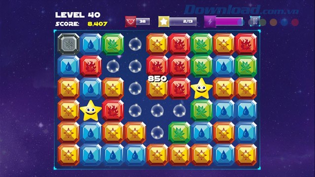 Cấp độ 40 của game Adventure of Stars