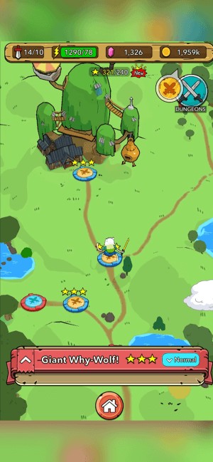 Kiếm huy chương với mỗi chiến thắng để nâng cấp Royal Hall