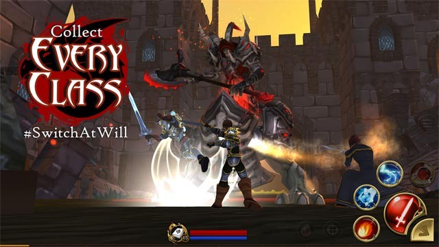 Tự do chuyển đổi giữa các lớp nhân vật trong trận chiến