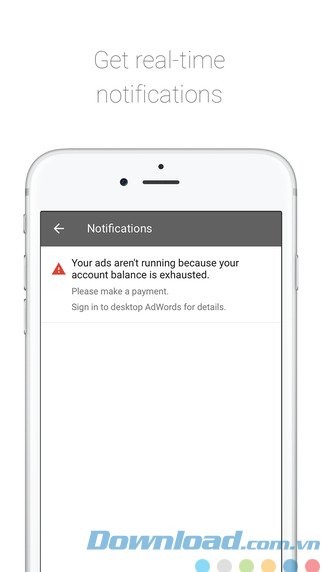 Thông báo trong thời gian thực