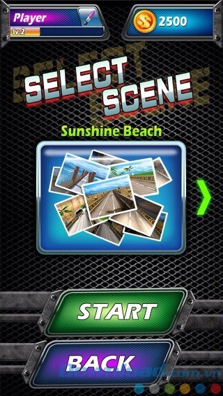 Đua xe trên nhiều bối cảnh