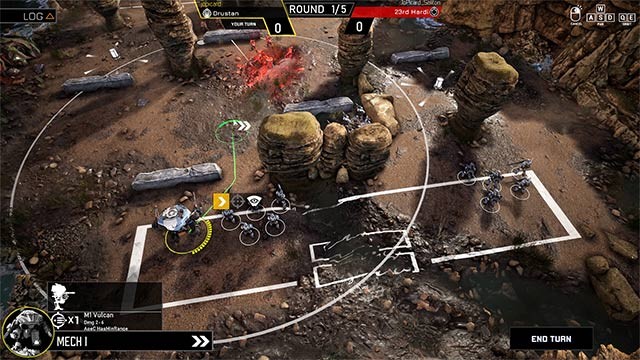 Aeon Wars: Maschinen Crisis là trò chơi đại chiến rô bốt theo phong cách chiến thuật hành động