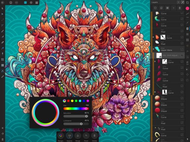 Affinity Designer là phần mềm thiết kế đồ họa vector cao cấp cho iPad