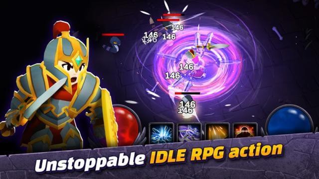 AFK Dungeon đưa bạn vào một cuộc phiêu lưu hành động nhập vai không ngừng nghỉ