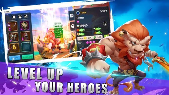 Lên cấp anh hùng của bạn