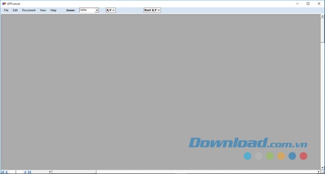 Giao diện chính của ứng dụng miễn phí AFPviewer cho máy tính