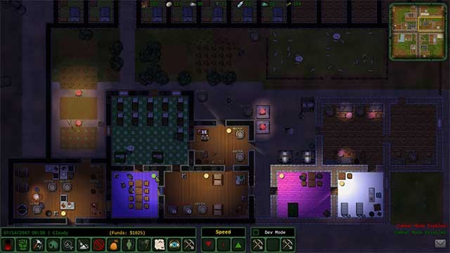 Quản lý các căn cứ rất lớn với hàng chục người sống sót