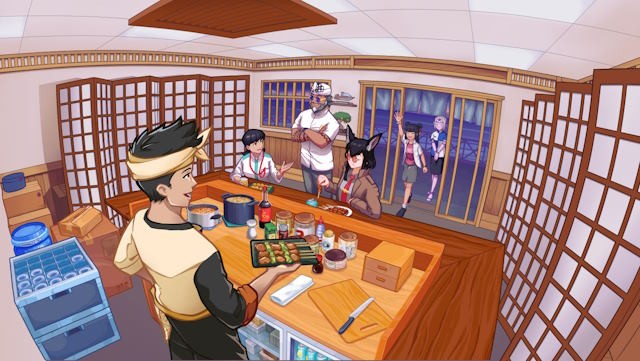 Afterglow Bytes là game mô phỏng nấu ăn phong cách Nhật Bản