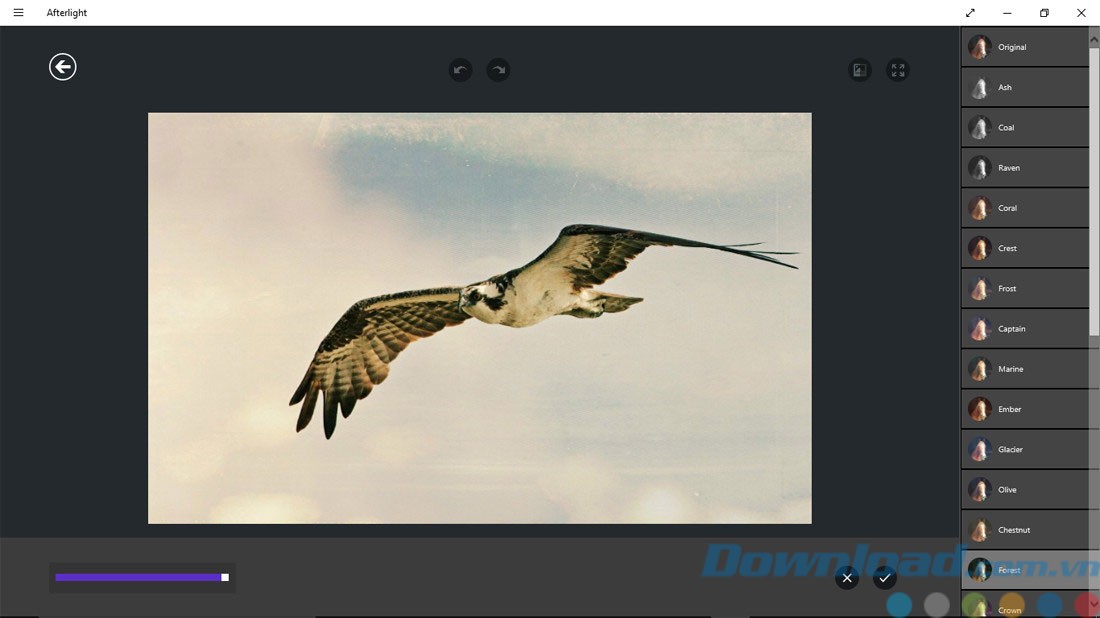 Các bộ lọc đẹp mắt