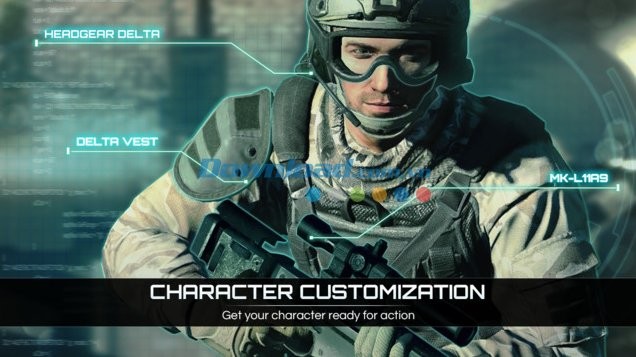 Tùy biến nhân vật đa dạng