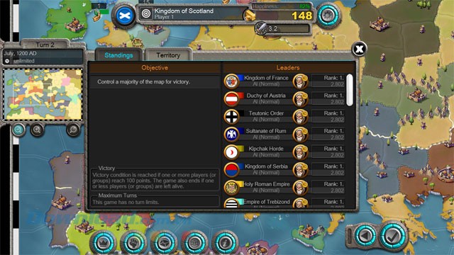 Nhiệm vụ trong Age of Conquest IV