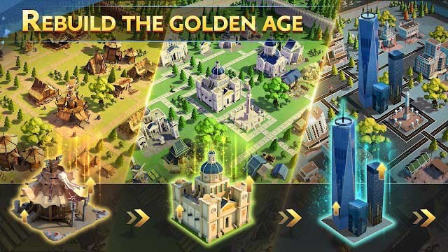 Tái thiết kỷ nguyên vàng trong game Age of Evolution