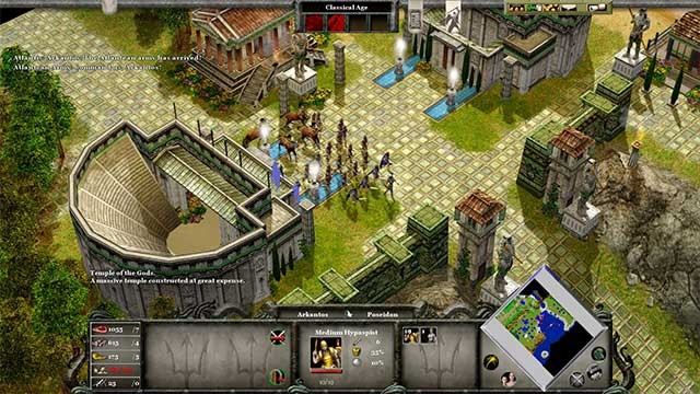 Hệ thống đồ họa của Age of Mythology đã được nâng cấp