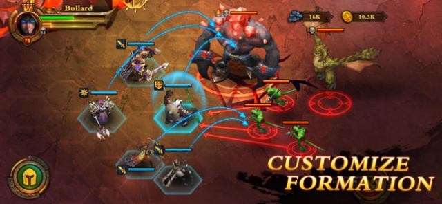 Tùy chỉnh đội hình và vị trí các tướng theo ý bạn