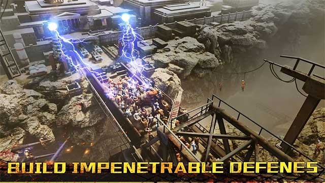 Xây dựng đội quân khổng lồ gồm con người, súng máy, pháo laser công nghệ cao