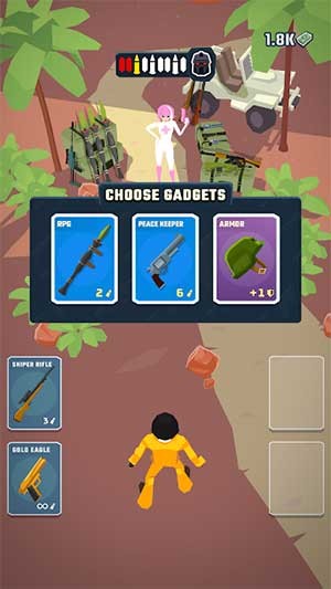 Chuyển đổi giữa nhiều loại vũ khí