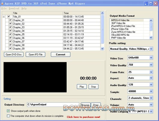 Agree Rip DVD to 3GP iPod Zune iPhone MP4 Ripper