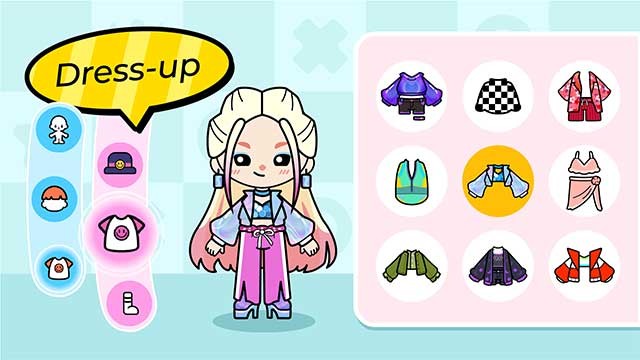 Tùy chỉnh ngoại hình và trang phục của các nhân vật