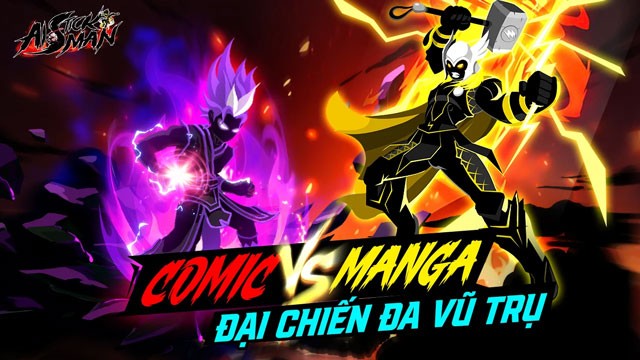 Comic vs manga - Đại chiến đa vũ trụ